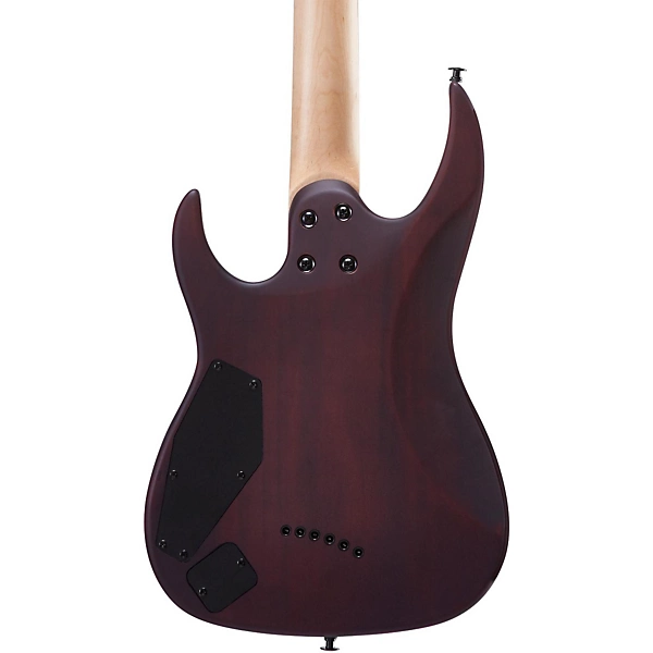 MM100 Mini Double Cutaway Electric Guitar Walnut Stain