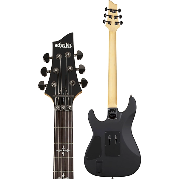 Schecter Guitar Research Demon 6 FR Electric Guitar Satin Aged Black