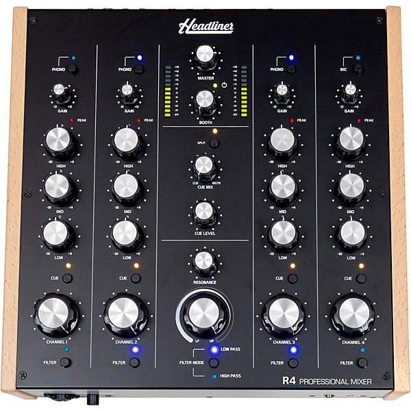 R4 4 Channel Rotary DJ Mixer US