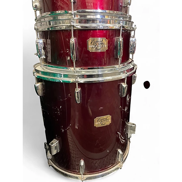 Pearl Used Pearl 5 Piece Export Dakota Red Drum Kit.gc