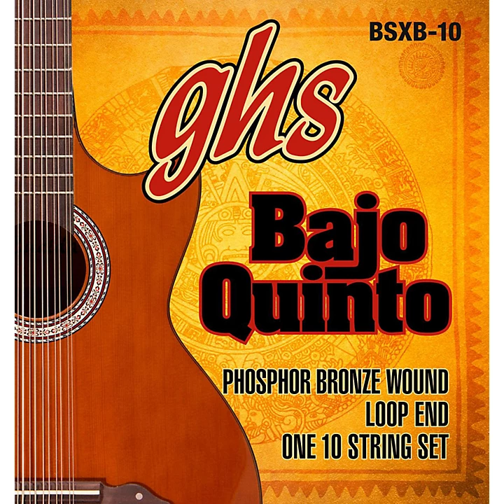 Bajo Quinto 10 String Phosphor Bronze Acoustic Guitar Strings
