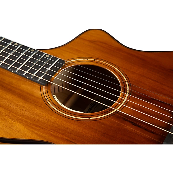 Oregon All Myrtlewood Limited Edition Cutaway Concert Acoustic Electric Guitar Sahara