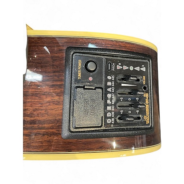 Takamine Used 2002 Takamine Limited Edition Whales Natural Acoustic Electric Guitar.gc