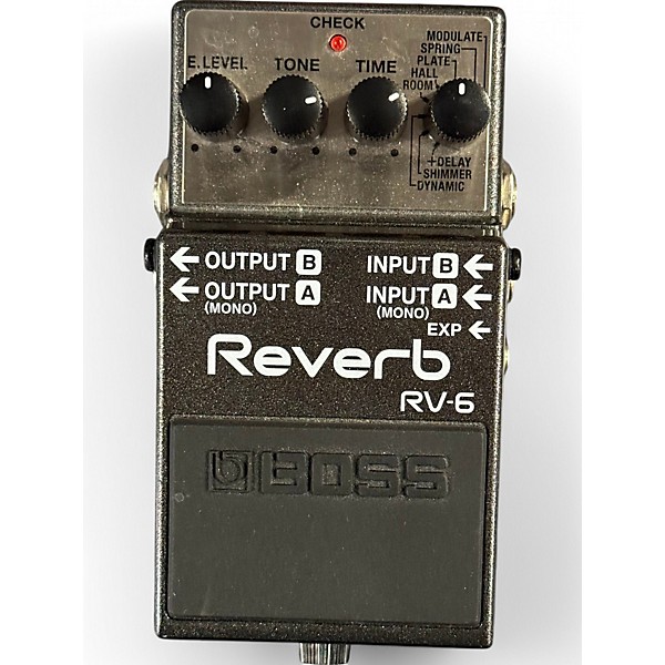 Used BOSS RV6 Digital Reverb Effect Pedal
