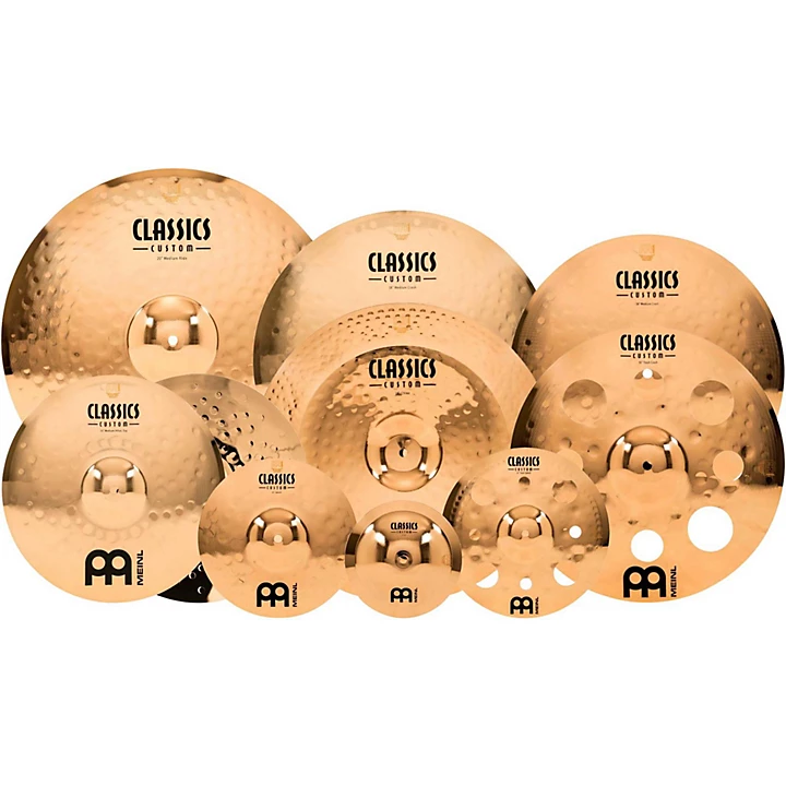 Classics Custom Triple Bonus Pack Cymbal Box Set With Free 8 Bell 10 Splash