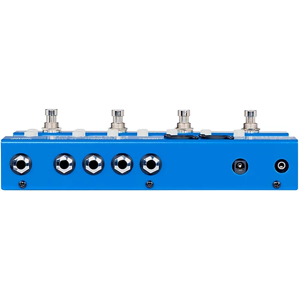 DirectAmp Stereo Amp Simulator Effects Pedal Blue