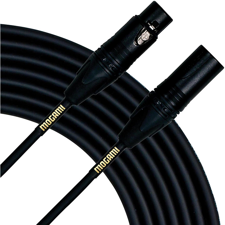 Gold Neglex Quad Microphone Cable for Studio Neutrik XLR 25 ft