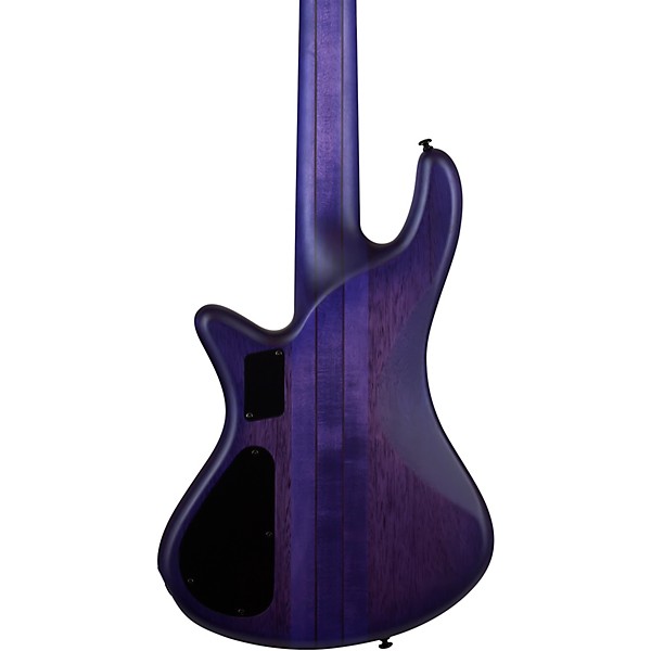 Schecter Guitar Research Limited Edition Stiletto Studio 5 5 String Bass Transparent Purple Burst