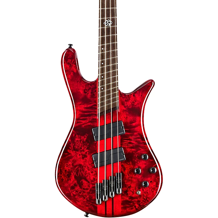 NS Dimension MS 4 4 String Electric Bass Inferno Red