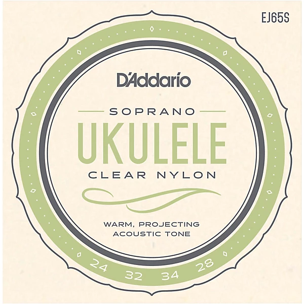 EJ65S Pro Arte Custom Extruded Soprano Nylon Ukulele Strings