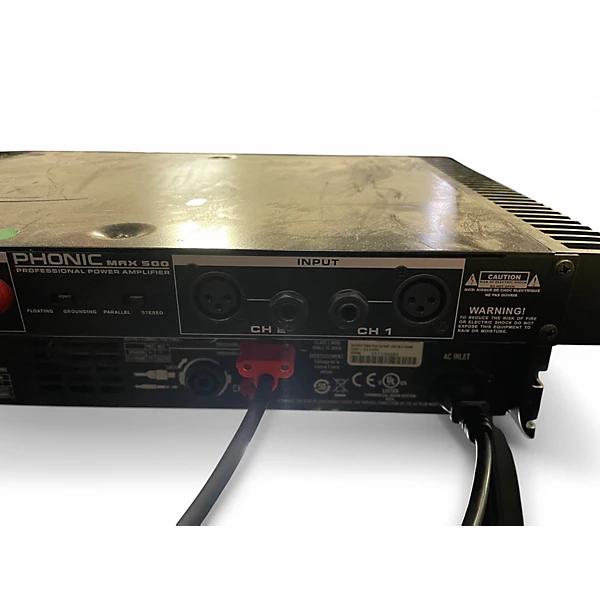 Phonic Used Phonic Max 500 Power Amp.gc