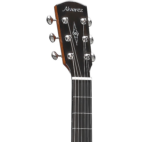 Alvarez LD70e Herringbone Laureate Series Dreadnought Acoustic Electric Guitar Sunset