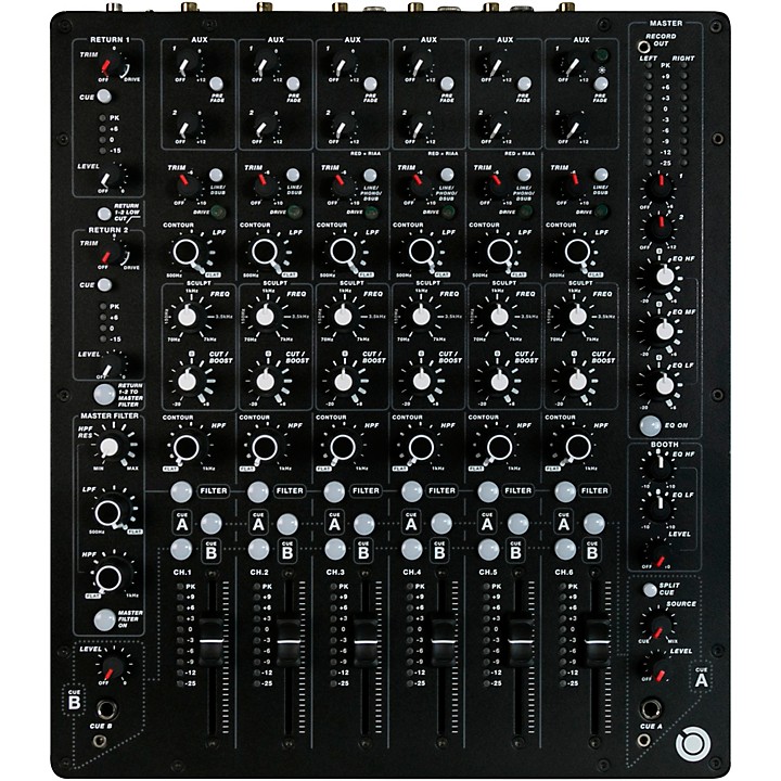 PLAYdifferently MODEL 1 6 Channel Premium Analogue DJ Mixer
