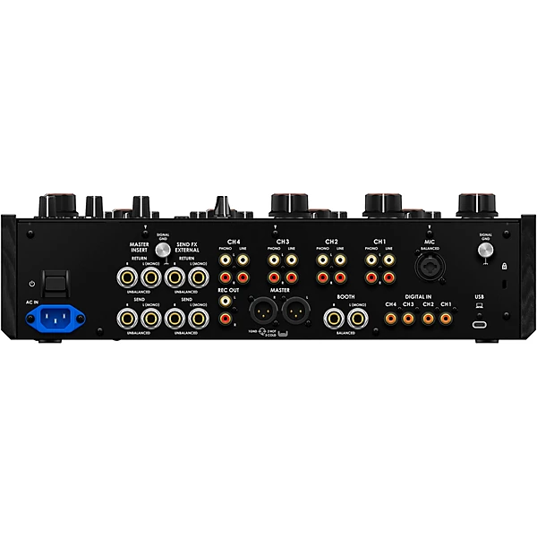 EUPHONIA Professional 4 Channel Rotary Mixer with CDJ 3000 Professional DJ Media Player Pair