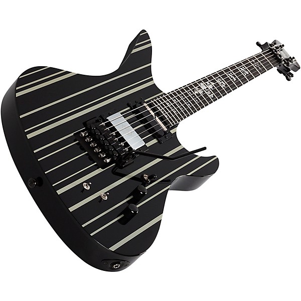 Schecter Guitar Research Synyster Gates Custom S Electric Guitar Level 1 Black Pinstripes K37175004001000.gc