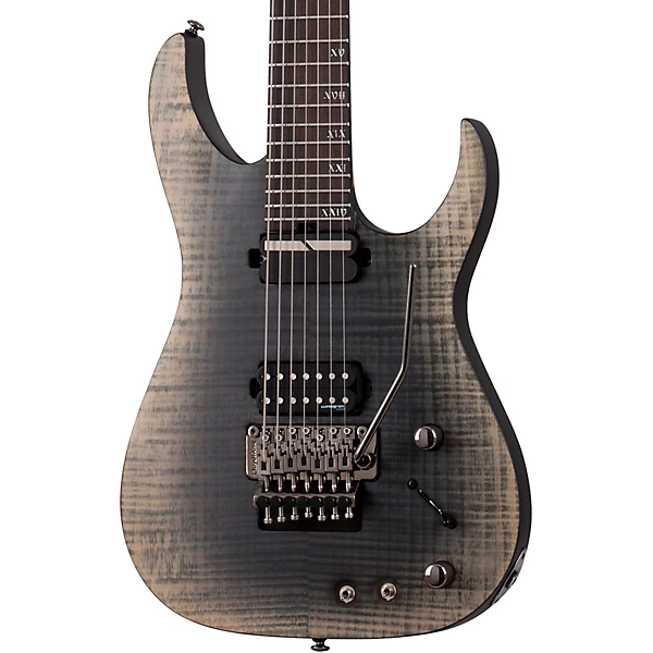 Banshee Mach FR S 7 String Guitar FalloutBurst