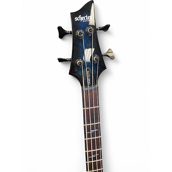Schecter Guitar Research Used Schecter Guitar Research Omen elite 4 Blue Electric Bass Guitar.gc
