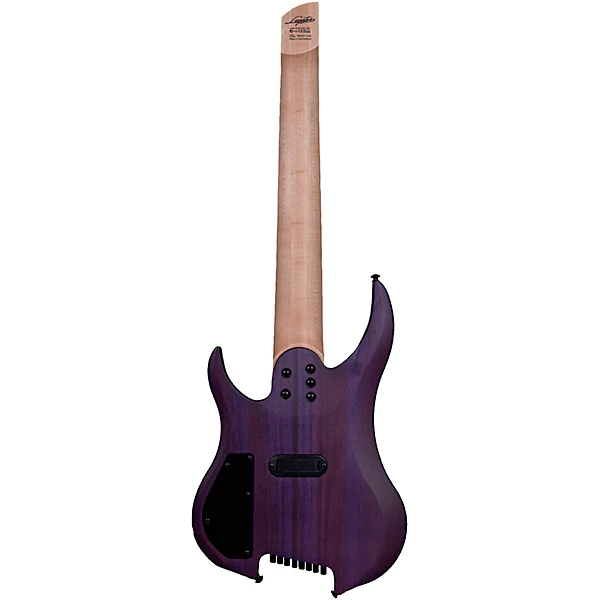 Ghost 8 String Multi Scale Super Shred Series Flamed Maple Electric Guitar Purple