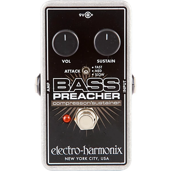 Electro Harmonix Bass Compressor Sustainer Level 1 J31850004000000.gc