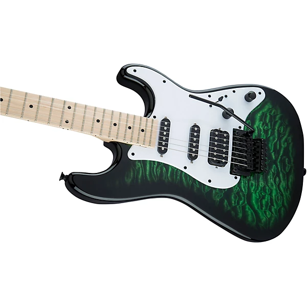 Jackson X Series Signature Adrian Smith SDXQ Electric Guitar Transparent Green