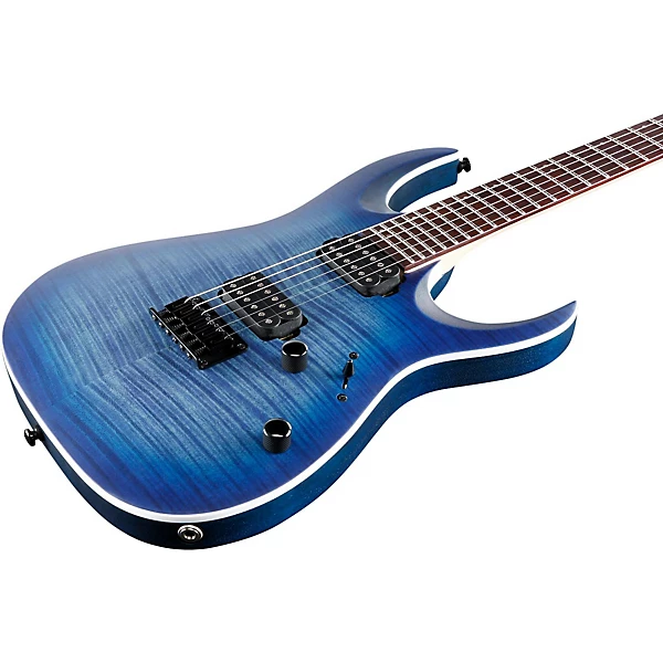 RGA series RGA42FM Electric Guitar Flat Blue Lagoon Burst
