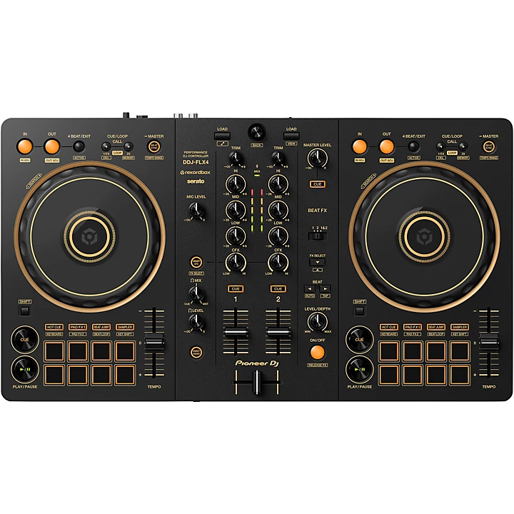 DDJ FLX4 N 2 Channel DJ Controller Gold