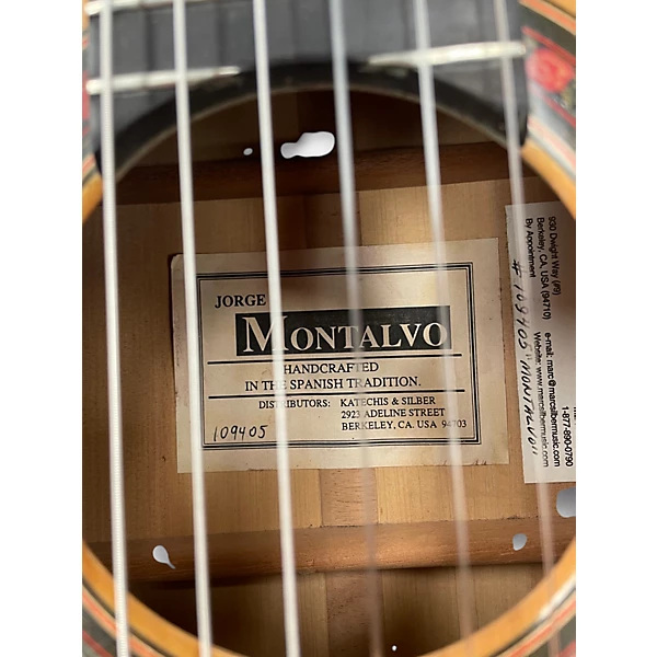 Used Jorge Montalvo Classical Antique Natural Classical Acoustic Guitar