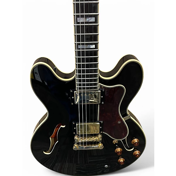 Used Epiphone Sheraton II Black Hollow Body Electric Guitar