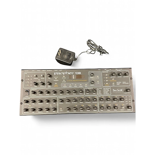 In Store Used Used C Prophet 08 PE Desktop 8 Voice Desktop Synthesizer Black With Wood Sides Synthesizer.gc