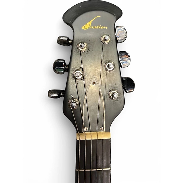 Vintage 1980s Ovation Viper Gray Burst Solid Body Electric Guitar