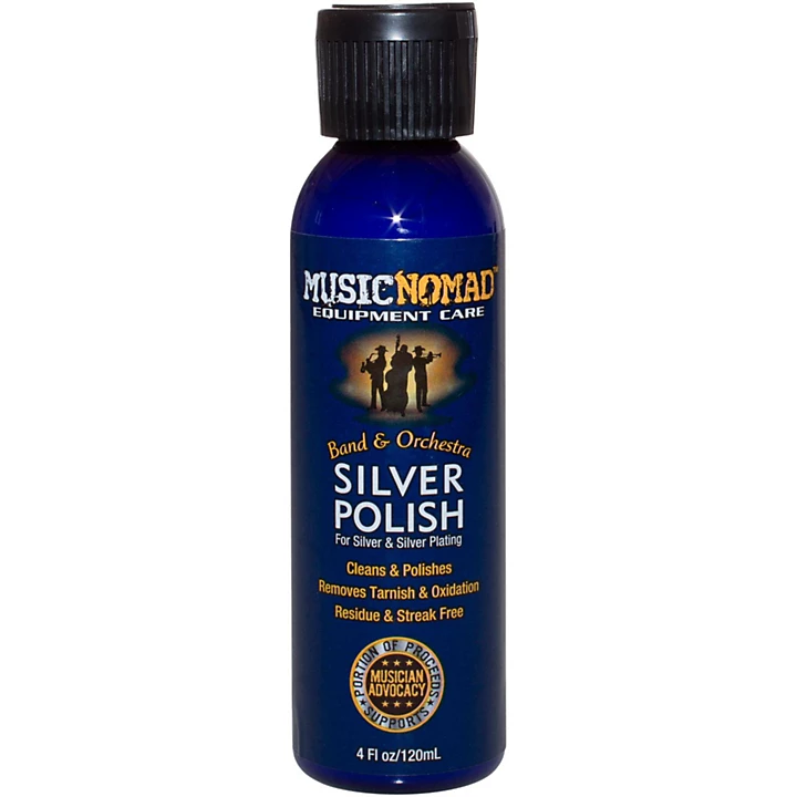 Silver Polish for Silver Silver Plated Instruments 4oz Bottle