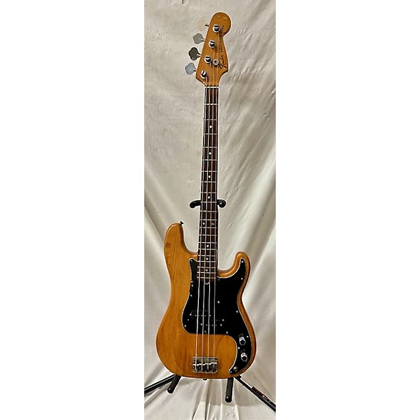 Vintage 1976 Fender Precision Bass Natural Electric Bass Guitar
