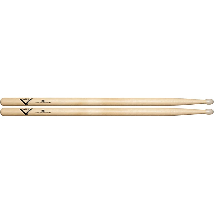 American Hickory 2B Drumsticks Nylon