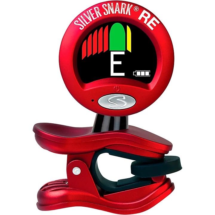 Red Silver Snark Clip On Tuner