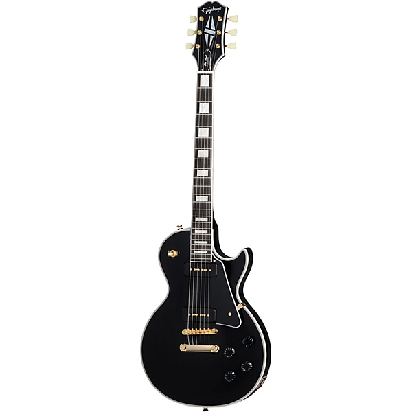 Les Paul Custom P 90 Limited Edition Electric Guitar Ebony