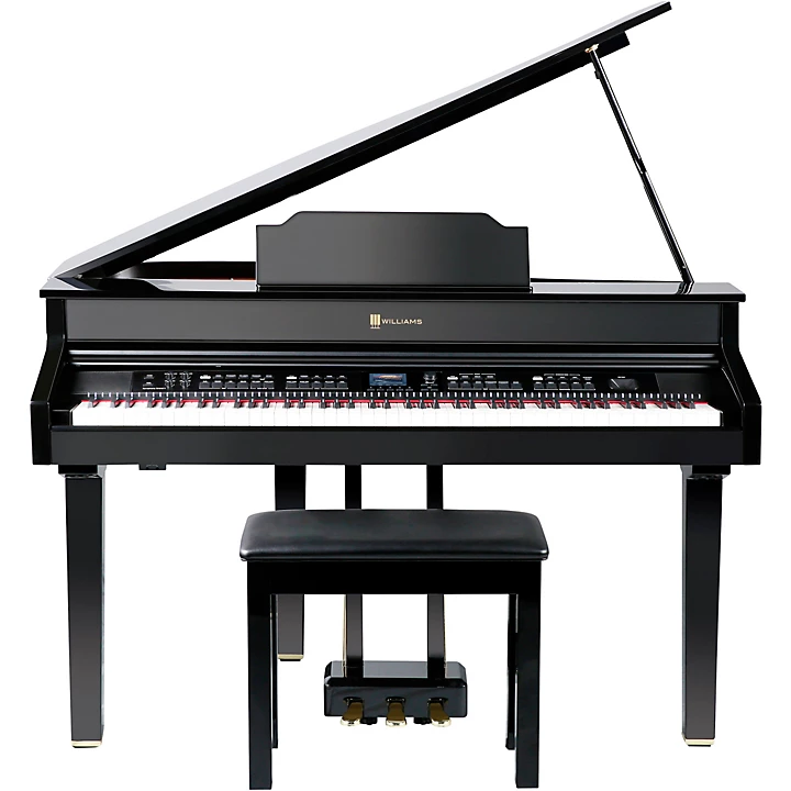 Symphony Grand II Digital Micro Grand Piano With Bench Black 88 Key