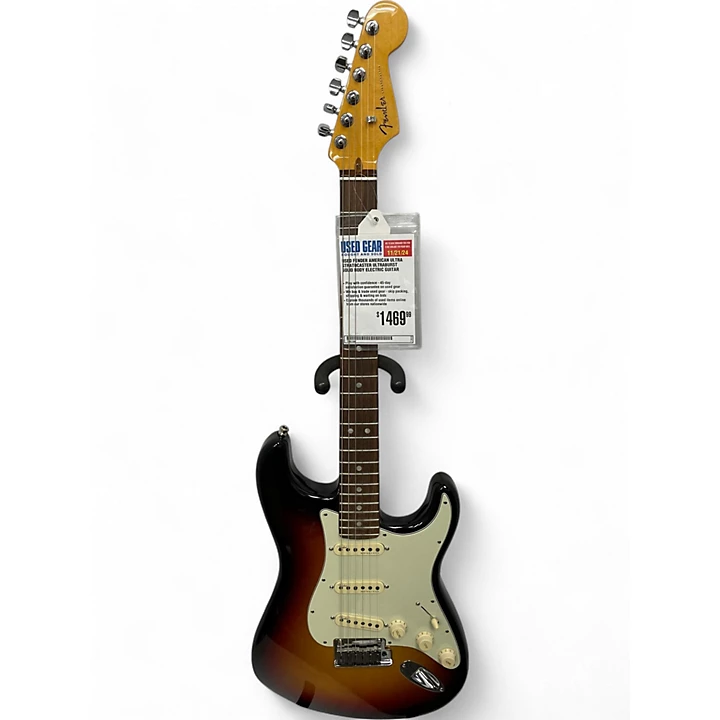 Used Fender American Ultra Stratocaster ULTRABURST Solid Body Electric Guitar
