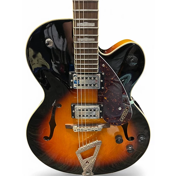 Gretsch Guitars Used Gretsch Guitars G2420T Streamliner 2 Tone Sunburst Hollow Body Electric Guitar