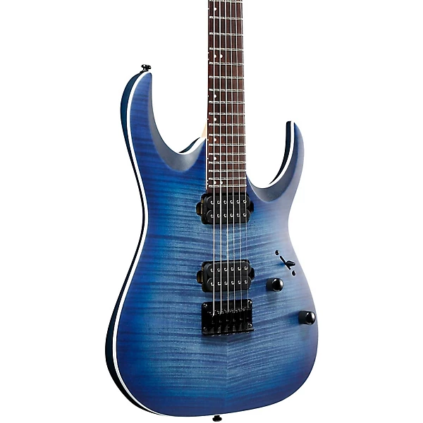 RGA series RGA42FM Electric Guitar Flat Blue Lagoon Burst