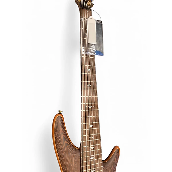 Used Ibanez PRESTIGE SR5006E Natural Electric Bass Guitar