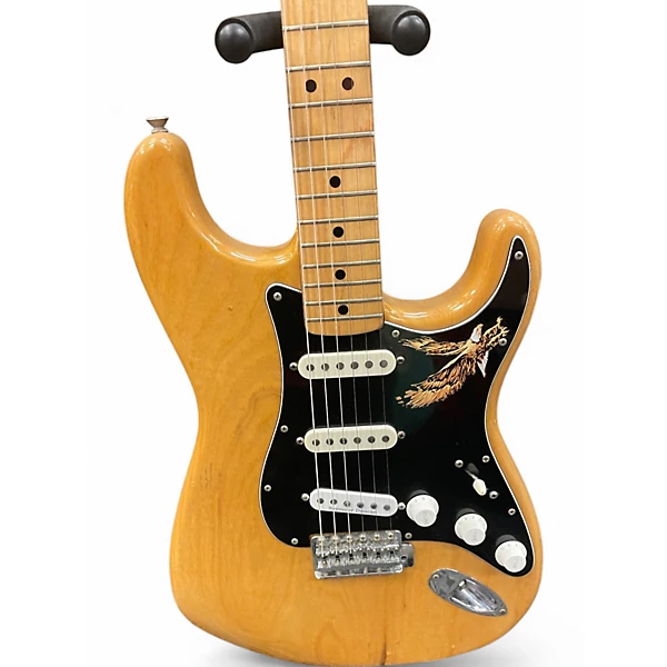 Vintage 1976 Fender STRATOCASTER Natural Solid Body Electric Guitar