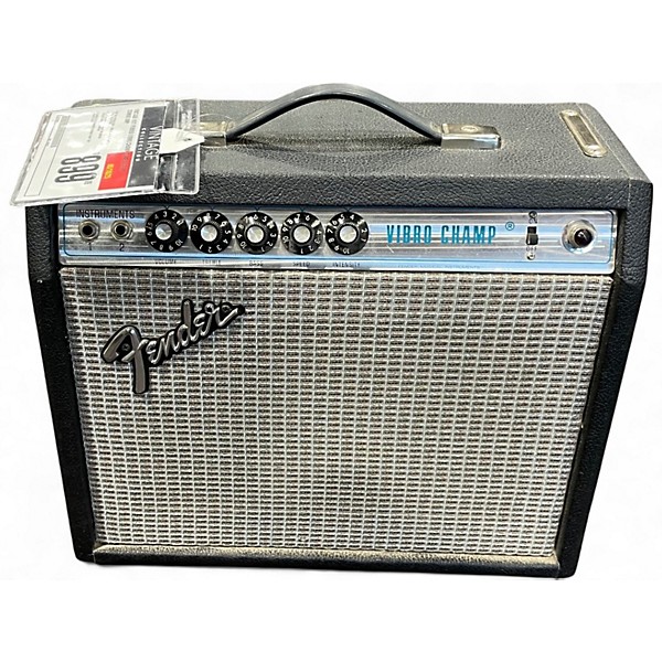 Vintage 1977 Fender Vibro Champ Tube Guitar Combo Amp