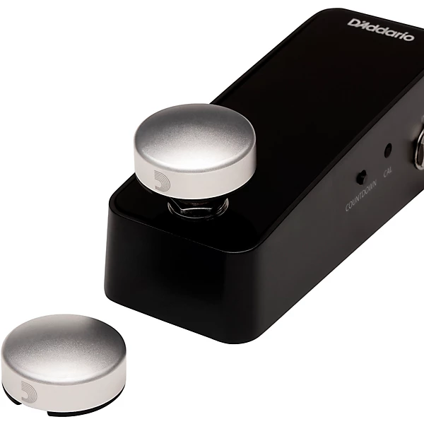 D'Addario XPND Footswitch Topper, Silver 2 Pack