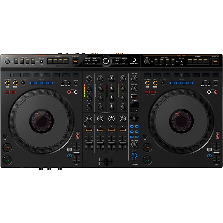 DDJ GRV6 Performance DJ Controller With Groove Circuit for rekordbox and Serato Black