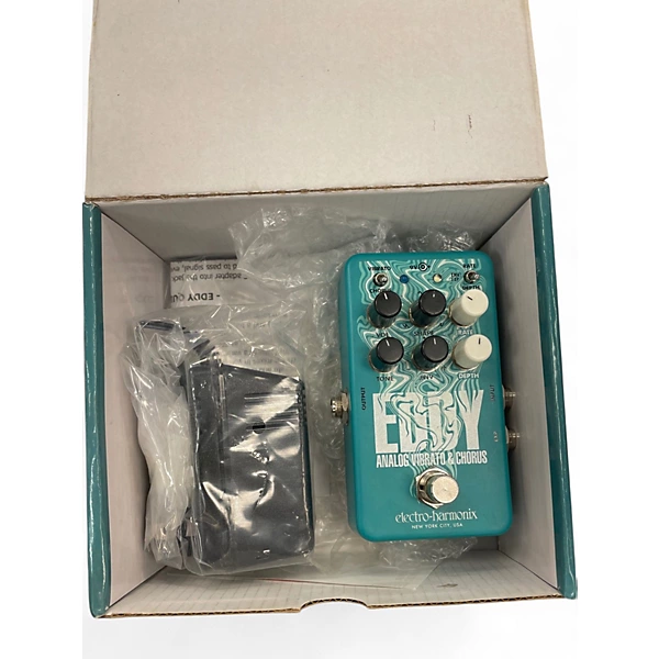 Electro Harmonix Used Electro Harmonix Eddy Analog Vibrato Chorus Effect Pedal