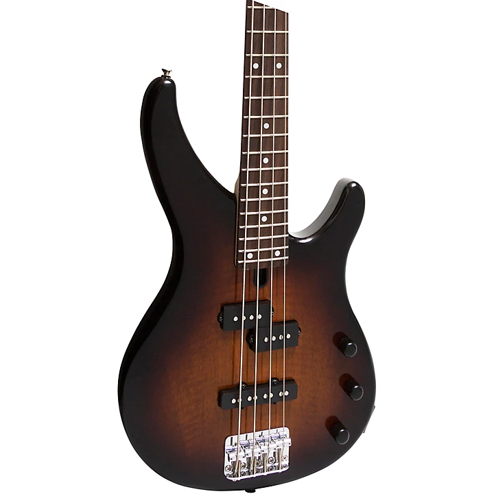 Yamaha TRBX174EW Mango Wood 4 String Electric Bass Tobacco Sunburst