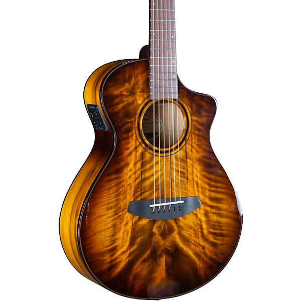 Breedlove Pursuit Exotic All Myrtlewood Companion Acoustic Electric Guitar Level 2 Tigers Eye