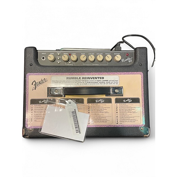 Used Fender Rumble V3 40W 1x10 Bass Combo Amp