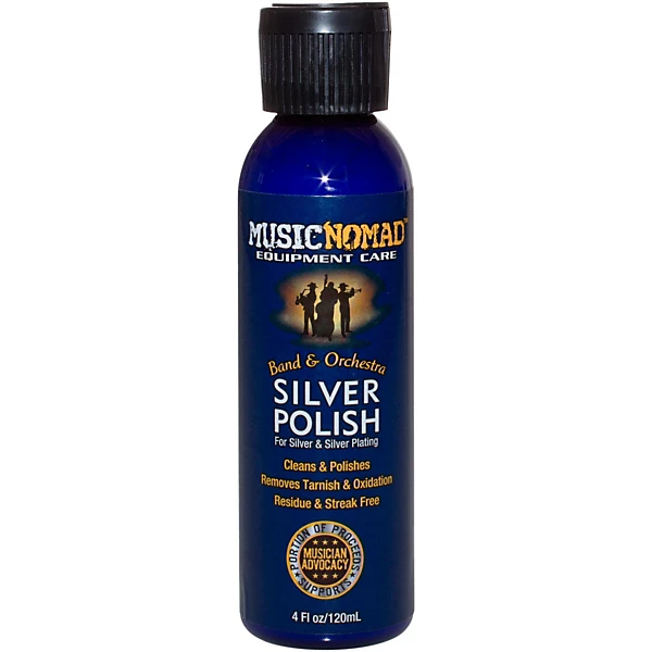Silver Polish for Silver Silver Plated Instruments 4oz Bottle