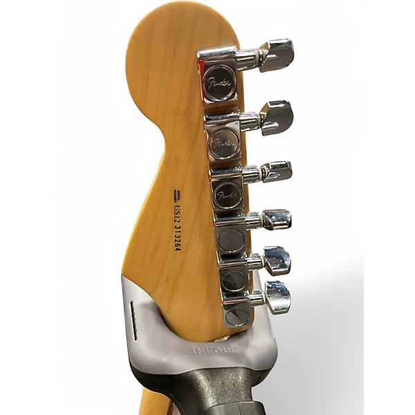 Used Fender American Standard Stratocaster Black Solid Body Electric Guitar